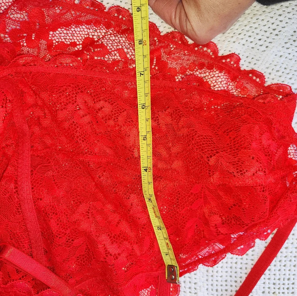 Fashion Nova Plus size red lacy teddy 3X NWOT - Picture 13 of 14